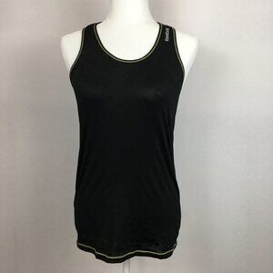 Reebok Tank Top Racerback Black Abstract SZ S